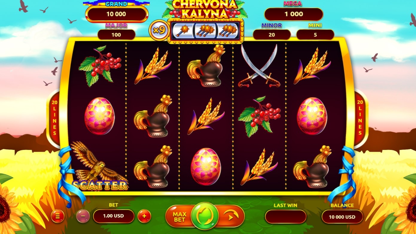 Chervona Kalyna Slot Gameplay