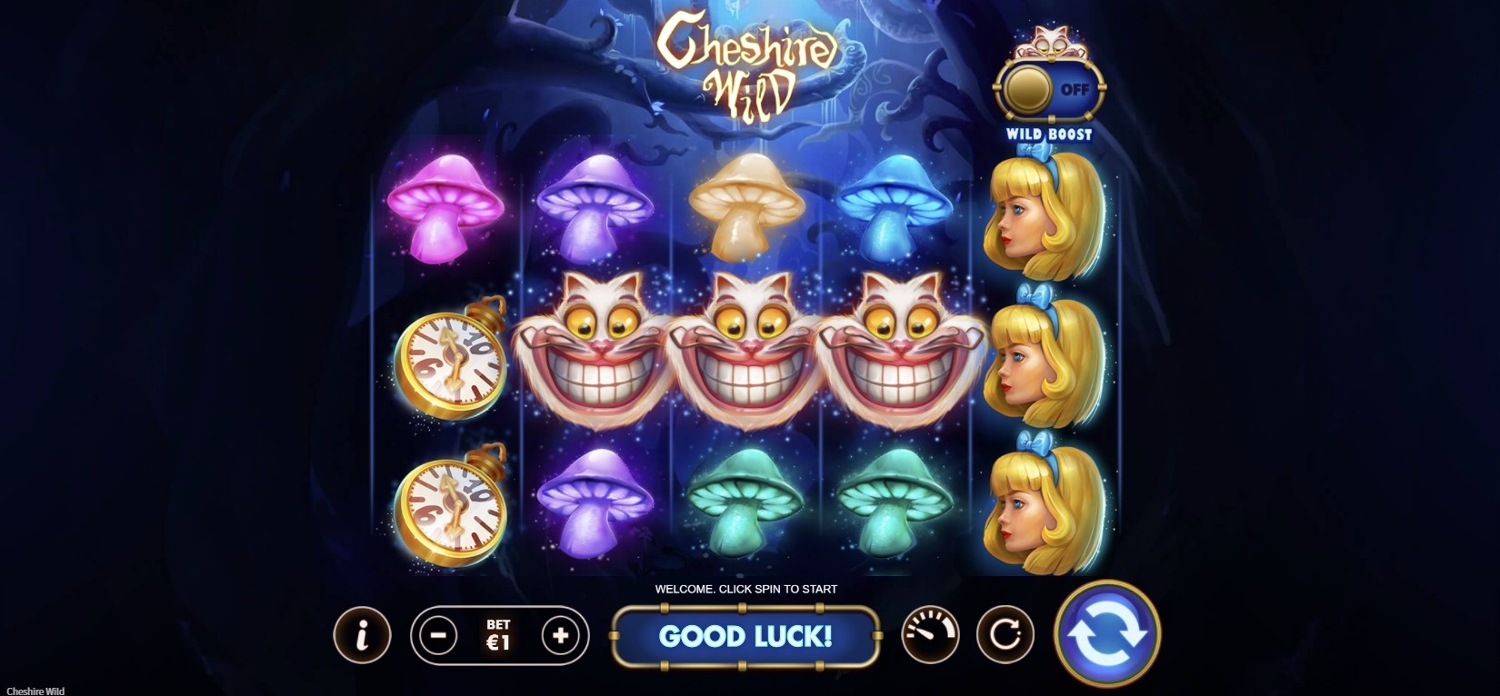 Cheshire Wild Slot Gameplay