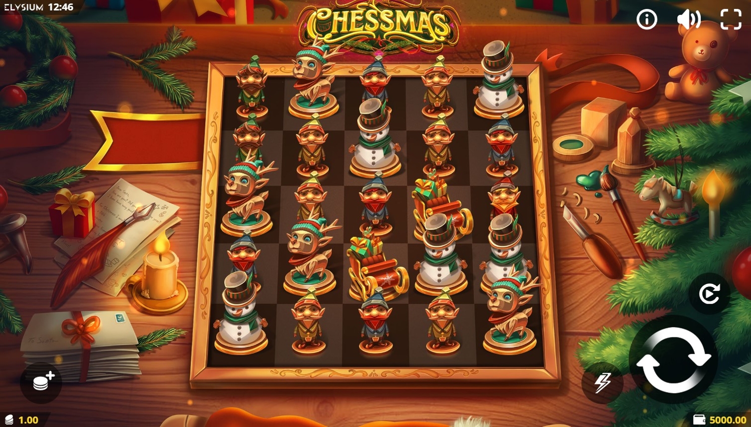 Chessmas Slot Gameplay