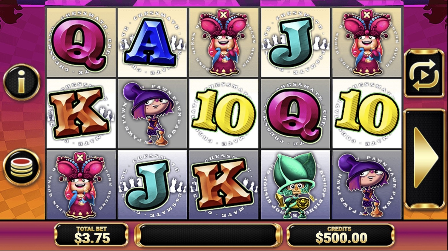 Chessmate Slot Gameplay