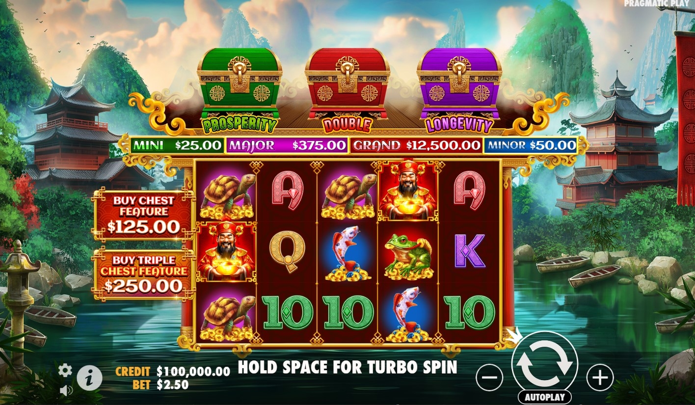 Chests of Cai Shen Slot Gameplay