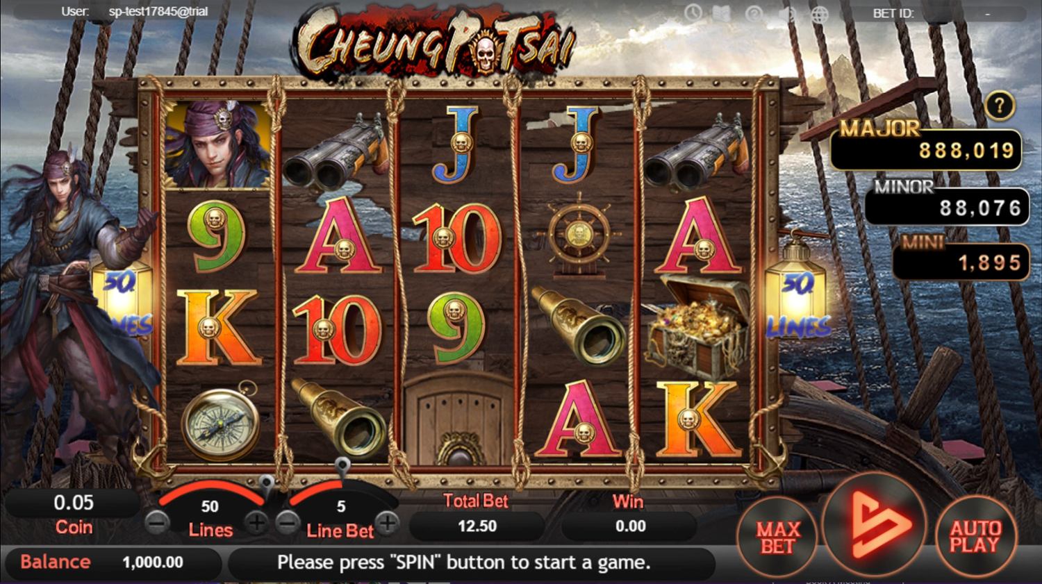 Cheung Potsai Slot Gameplay