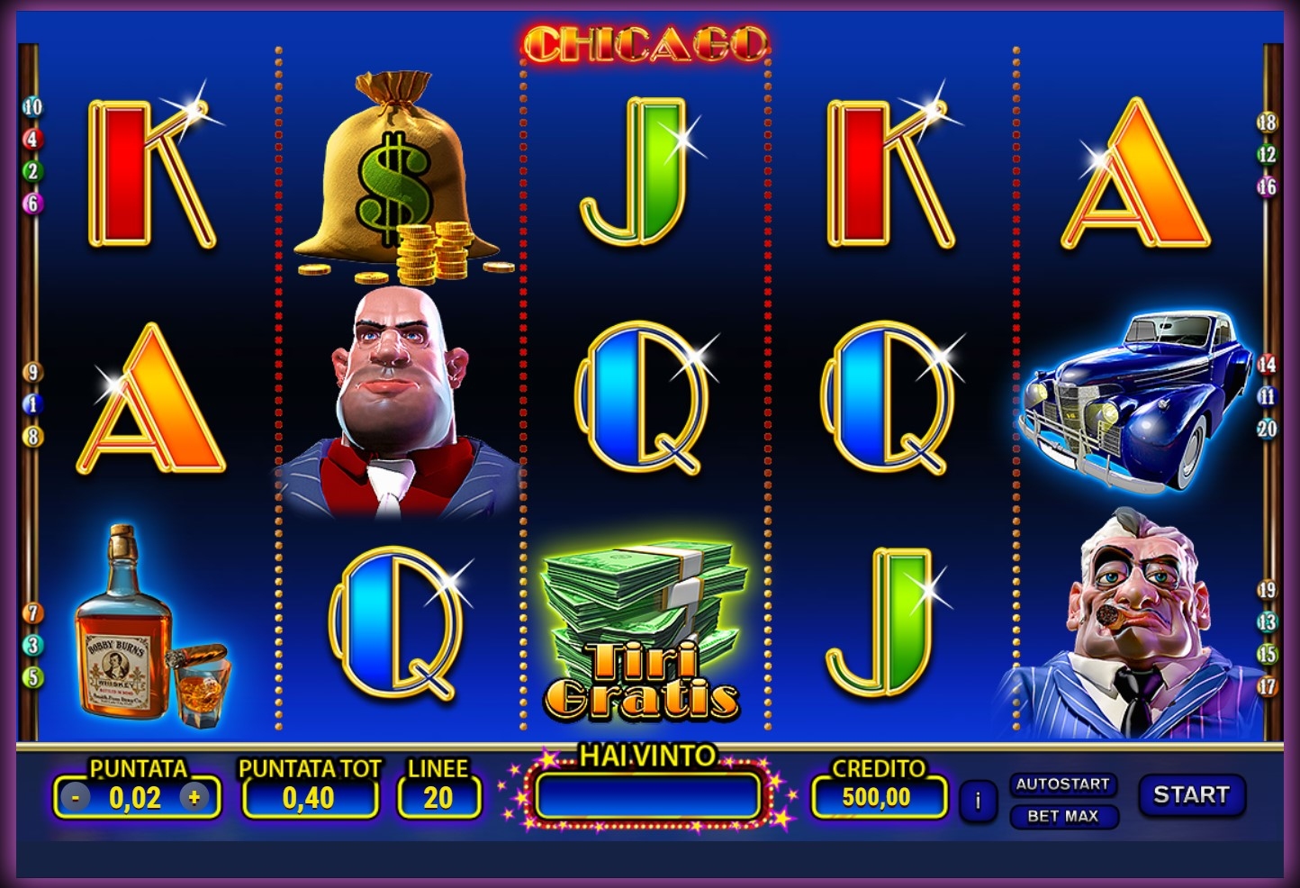 Chicago Slot Gameplay