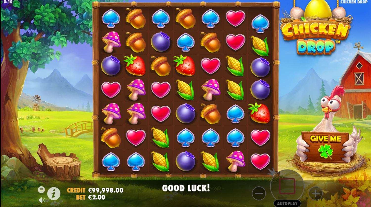 Chicken Drop Slot Gameplay