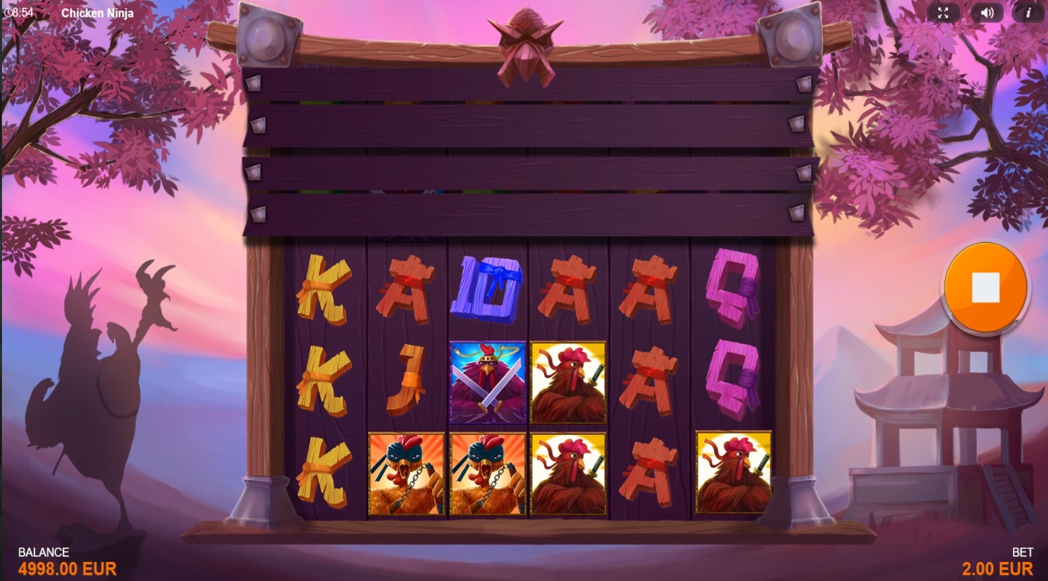 Chicken Ninja Slot Gameplay