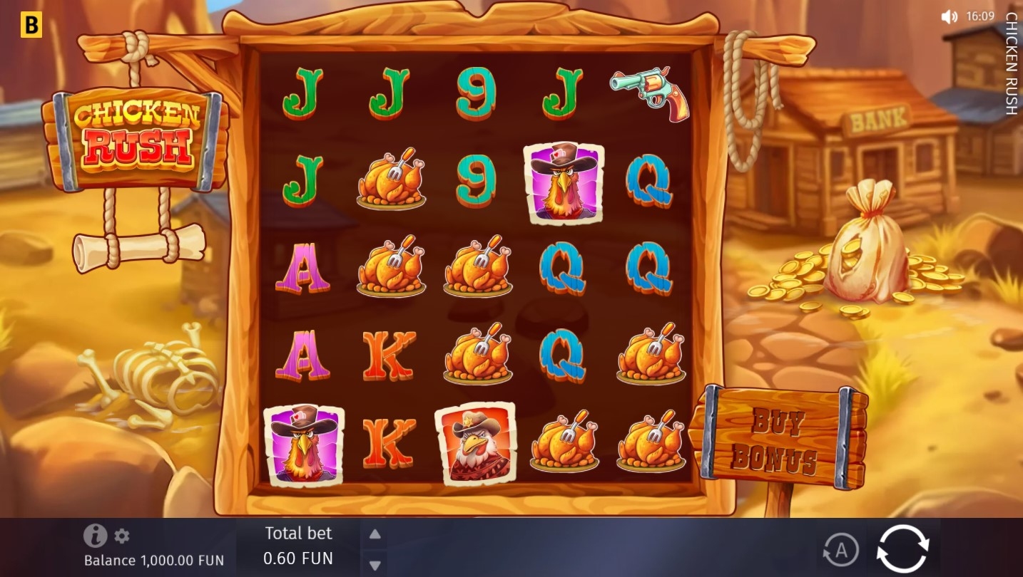 Chicken Rush Slot Gameplay