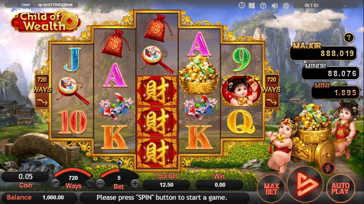 Child of Wealth Slot Gameplay