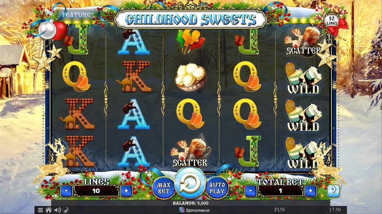 Childhood Sweets - Christmas Edition Slot Gameplay