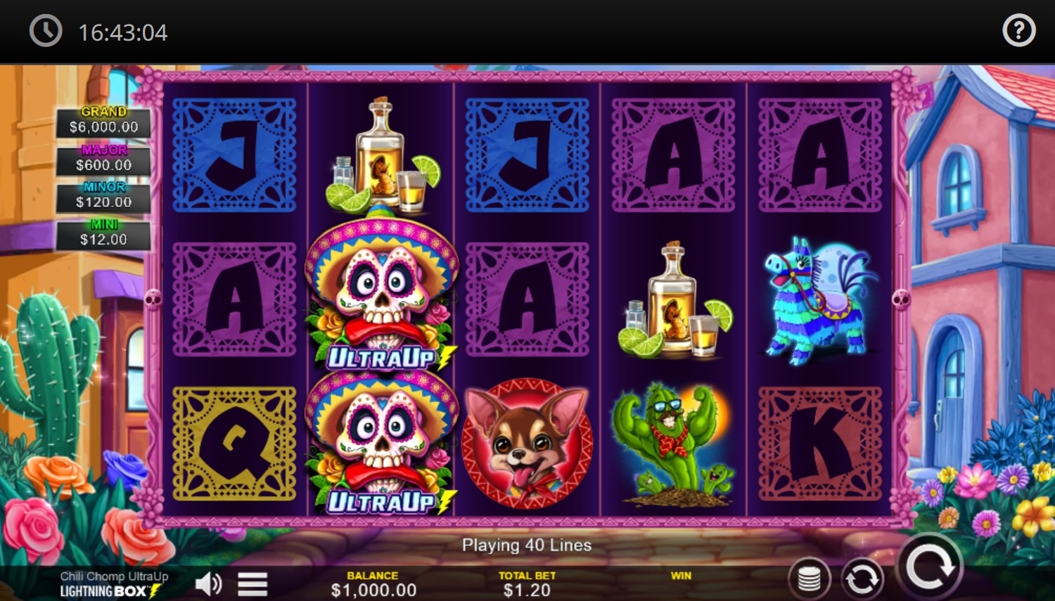 Chili Chomp UltraUp Slot Gameplay