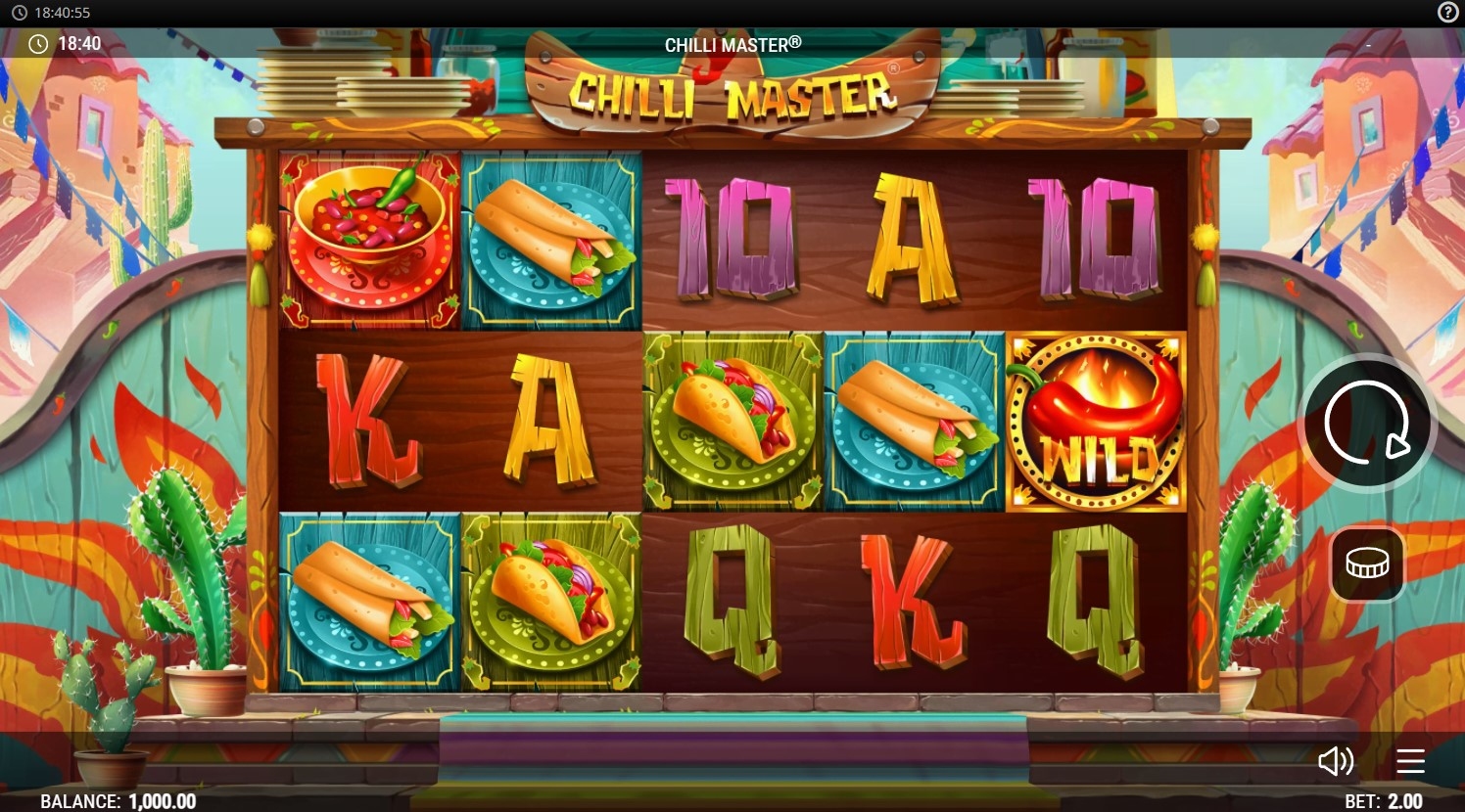 Chilli Master Slot Gameplay