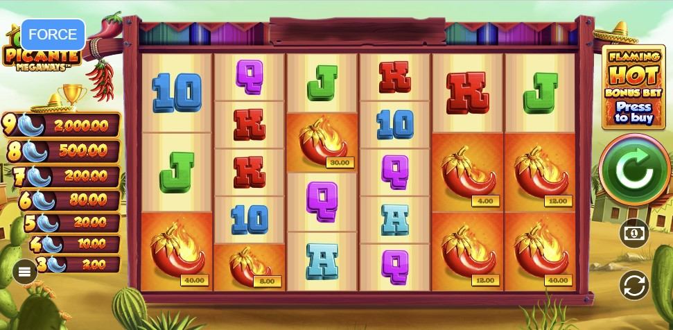 Chilli Picante Megaways Slot Gameplay