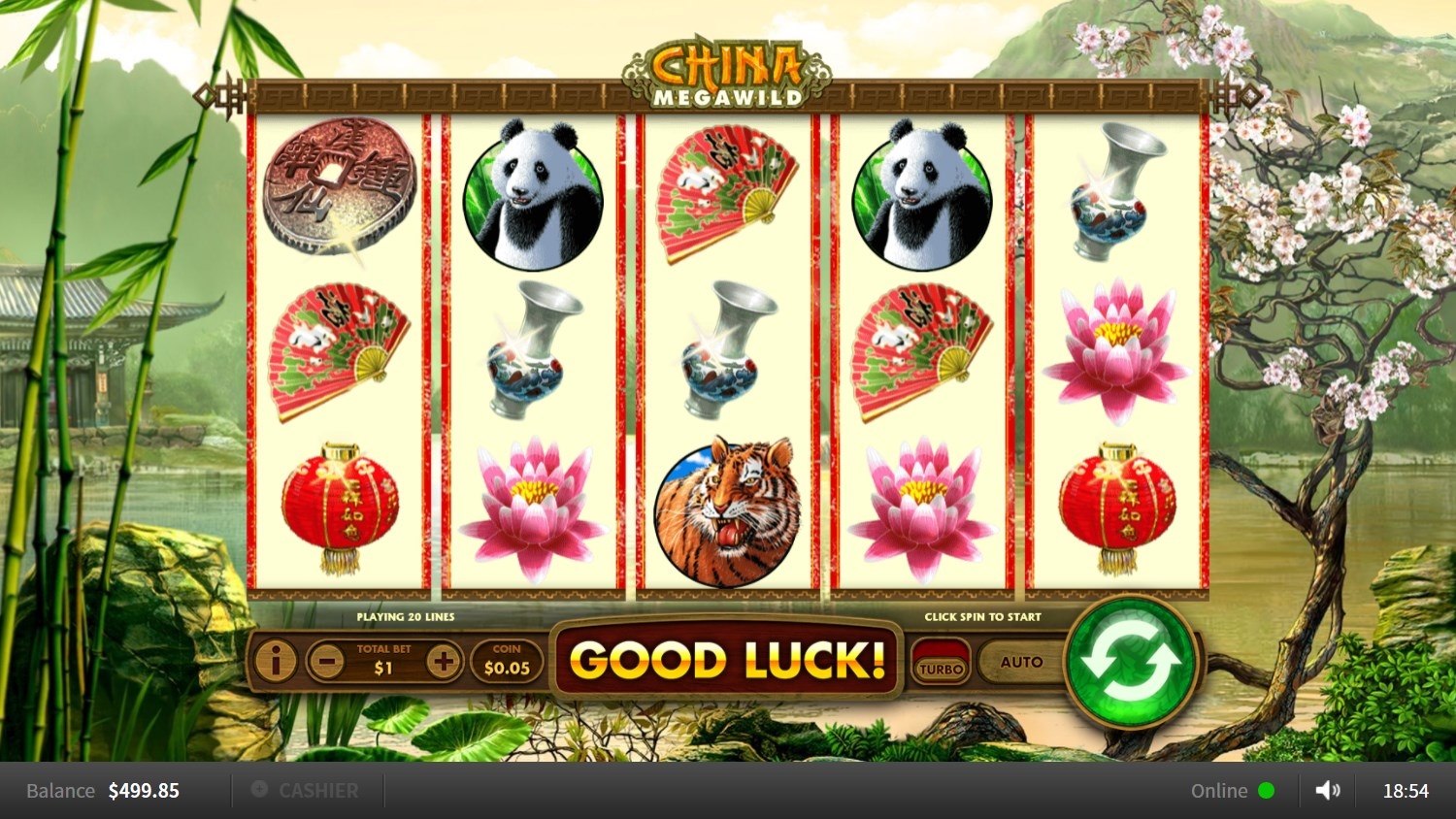 China Mega Wild Slot Gameplay