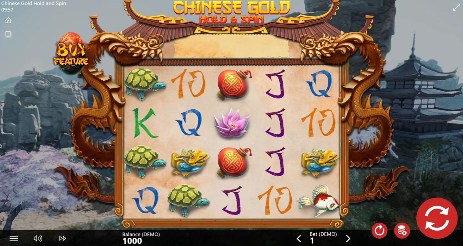 Chinese Gold: Hold and Spin Slot Gameplay