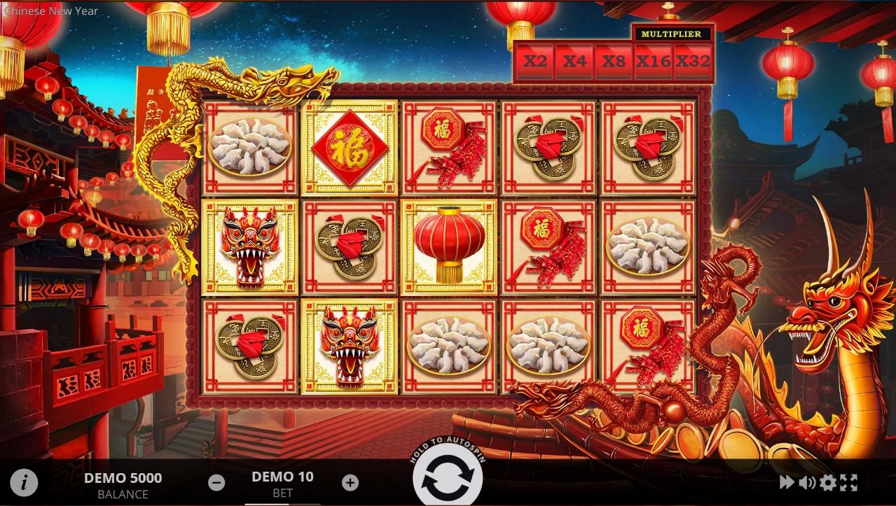 Chinese New Year Slot Gameplay