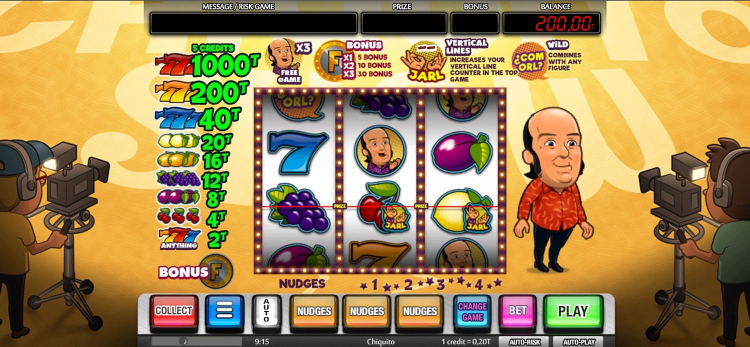 Chiquito Slot Gameplay