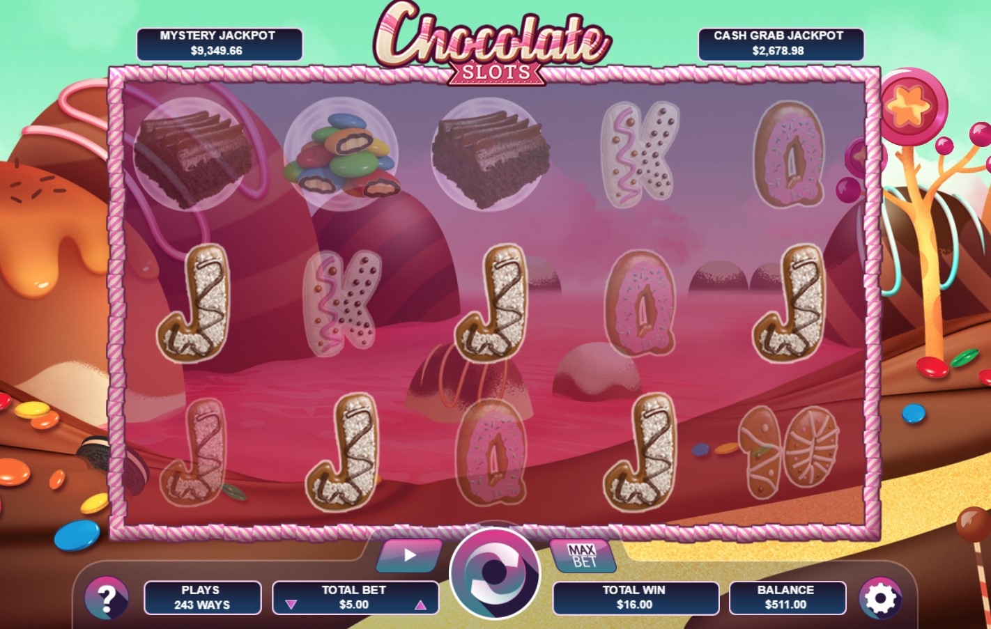 Chocolate Slot Gameplay