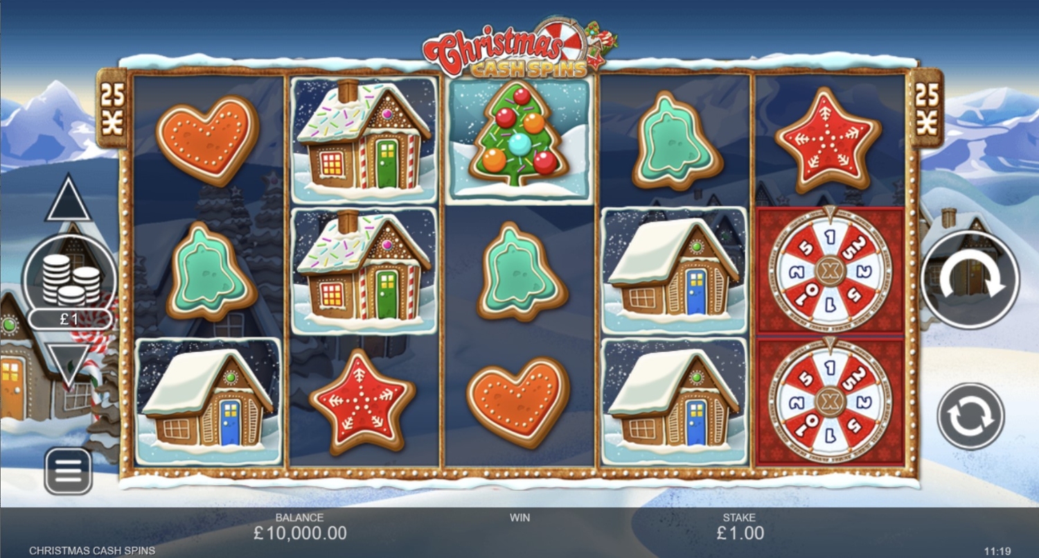Christmas Cash Spins Slot Gameplay