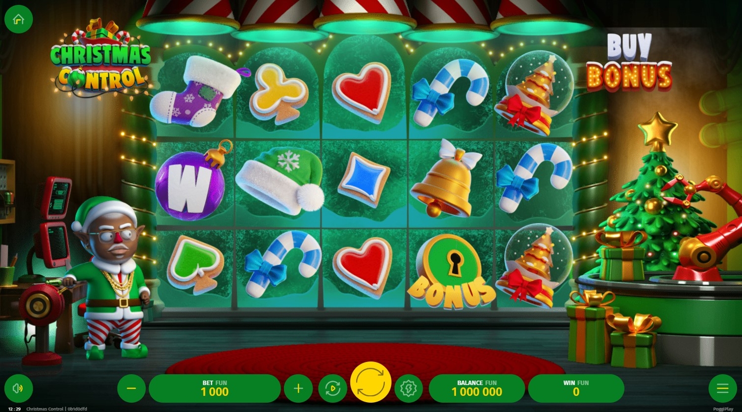 Christmas Control Slot Gameplay