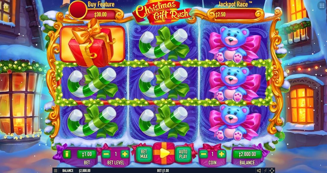 Christmas Gift Rush Slot Gameplay