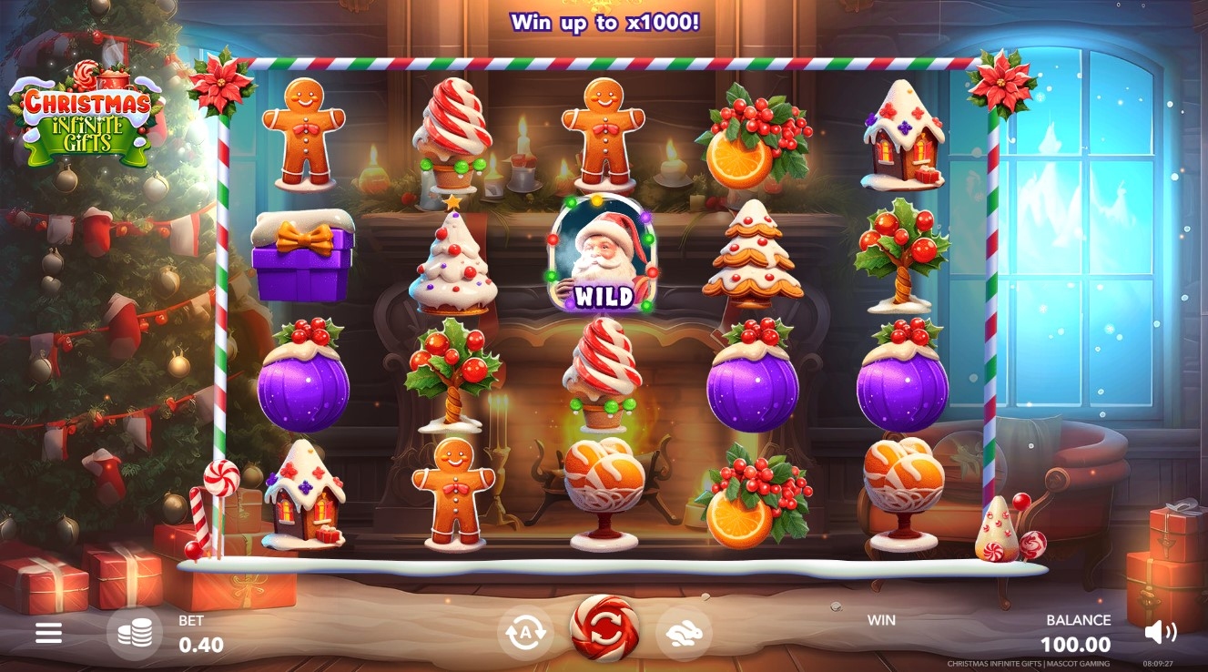 Christmas Infinite Gifts Slot Gameplay
