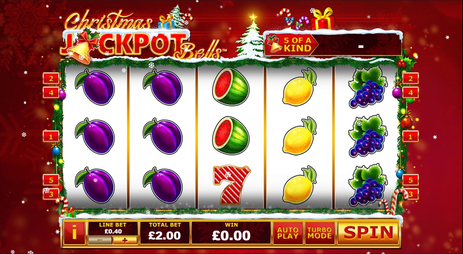 Christmas Jackpot Bells Slot Gameplay