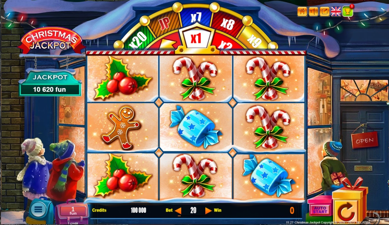 Christmas Jackpot Slot Gameplay