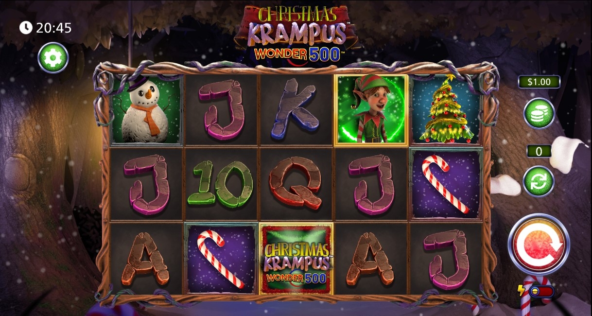 Christmas Krampus Wonder 500 Slot Gameplay