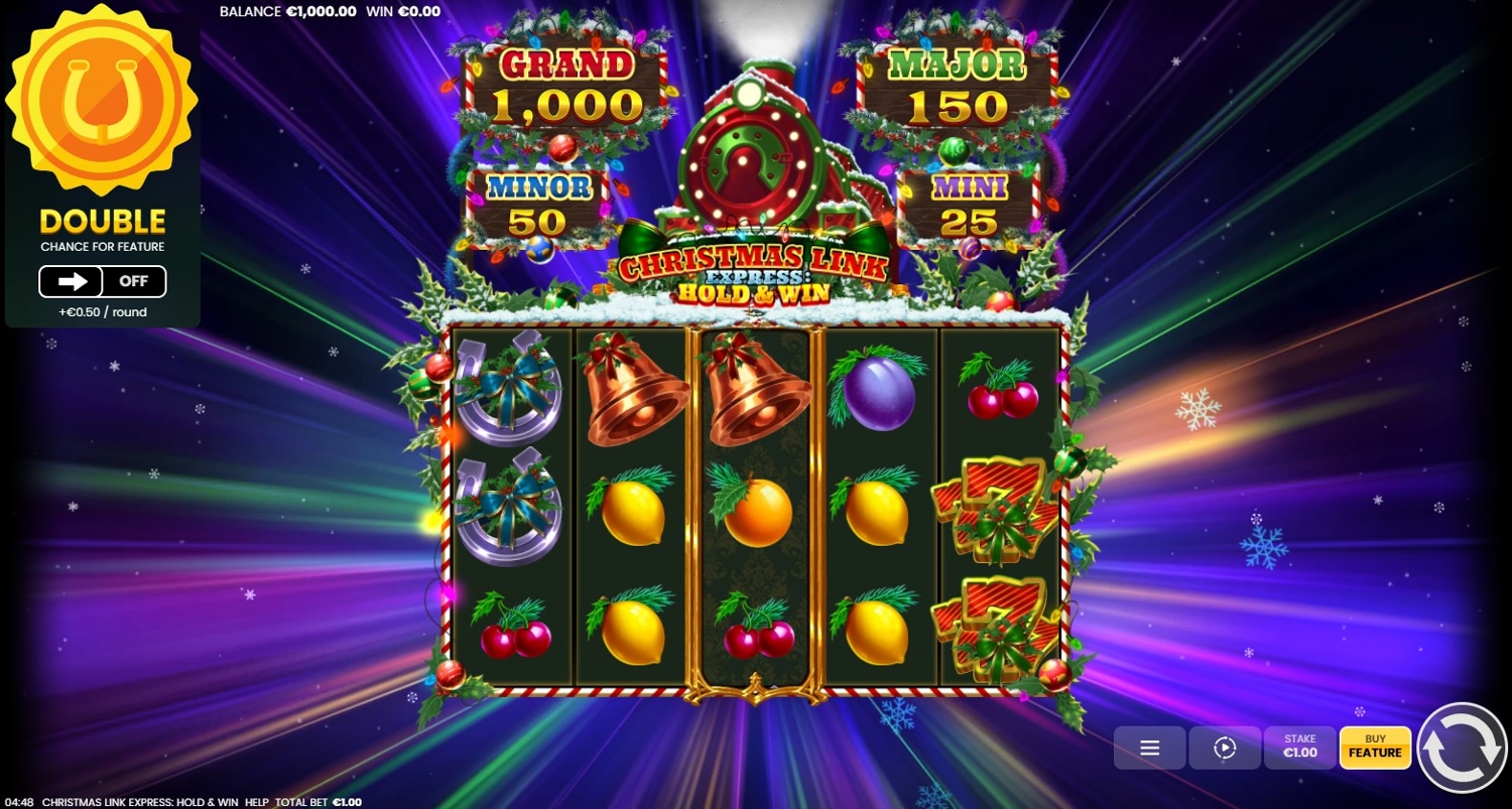 Christmas Link Express: Hold & Win Slot Gameplay