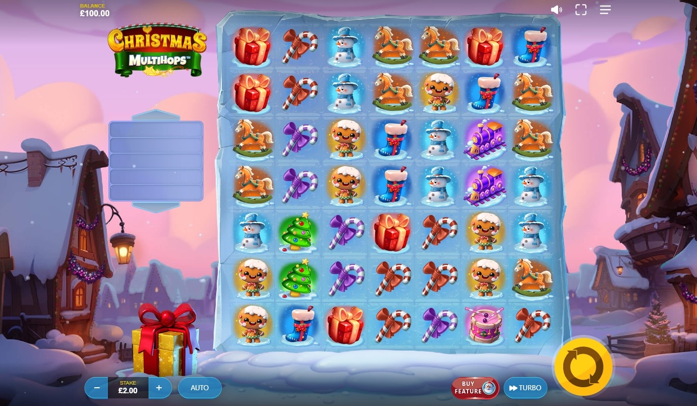 Christmas MULTIHOPS Slot Gameplay