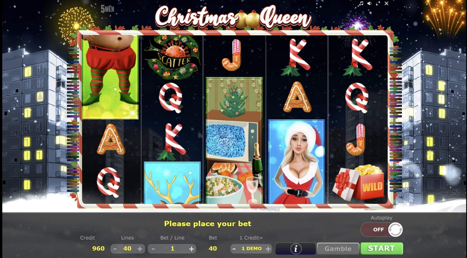 Christmas Queen Slot Gameplay