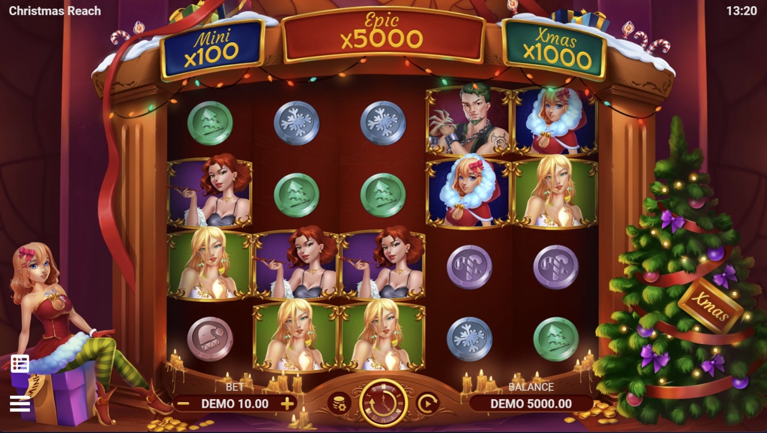 Christmas Reach Slot Gameplay