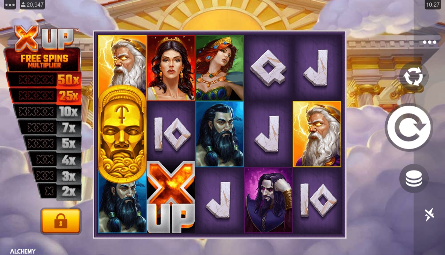 Chronicles of Olympus X-UP Slot Gameplay