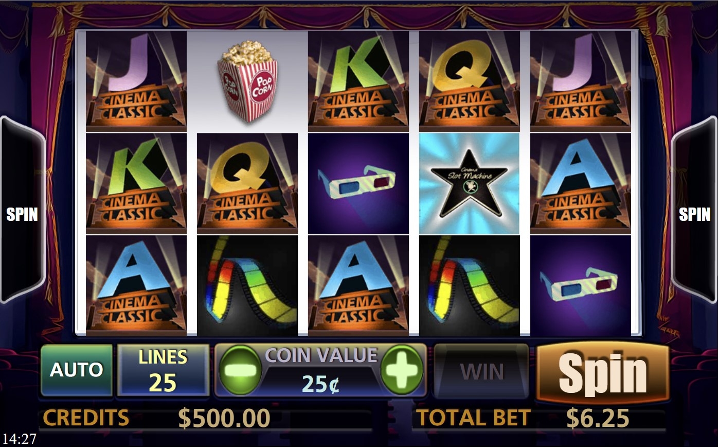 Cinema Classics Slot Gameplay