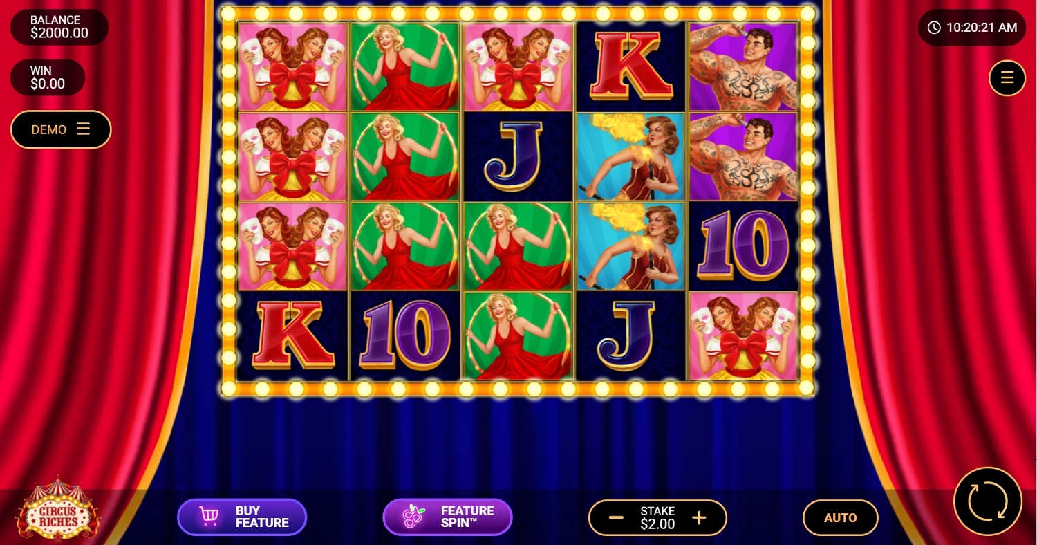 Circus Riches Slot Gameplay