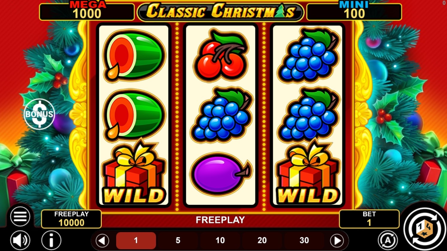 Classic Christmas Hold & Win Slot Gameplay