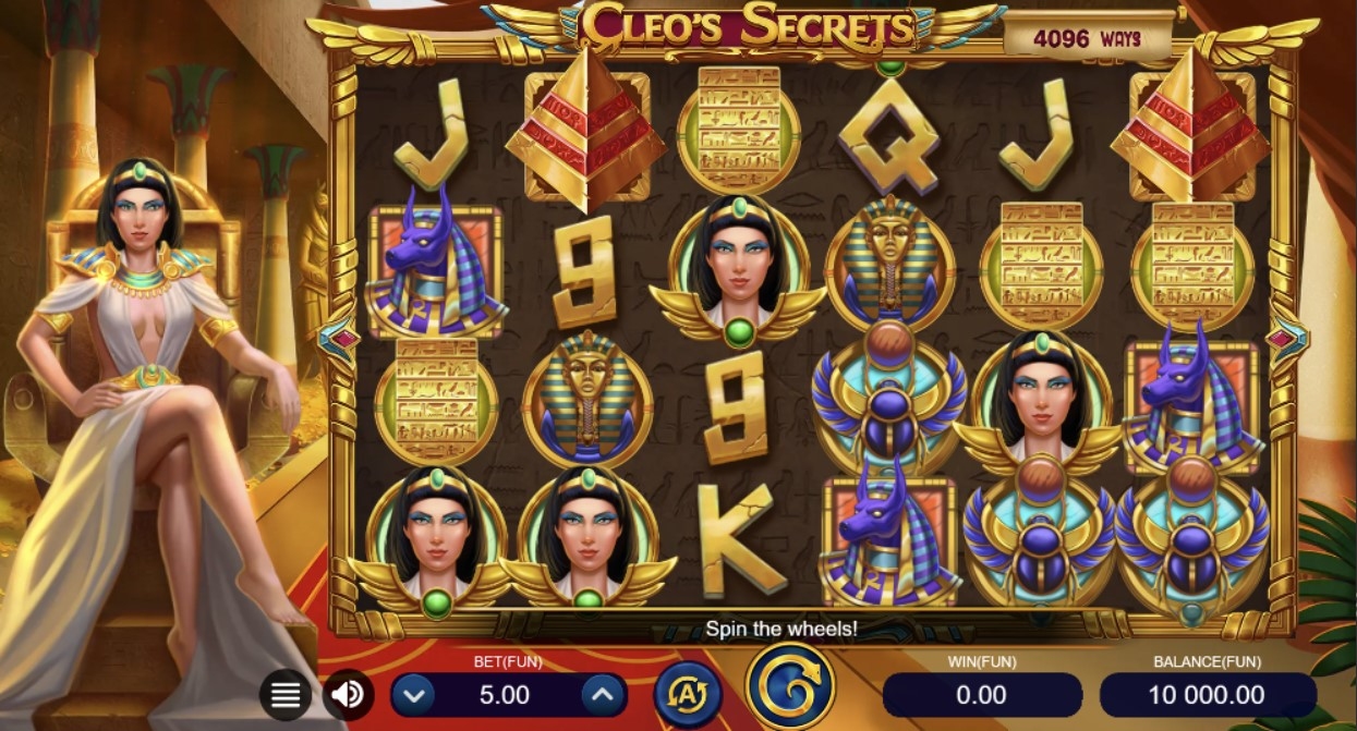 Cleo's Secrets Slot Gameplay