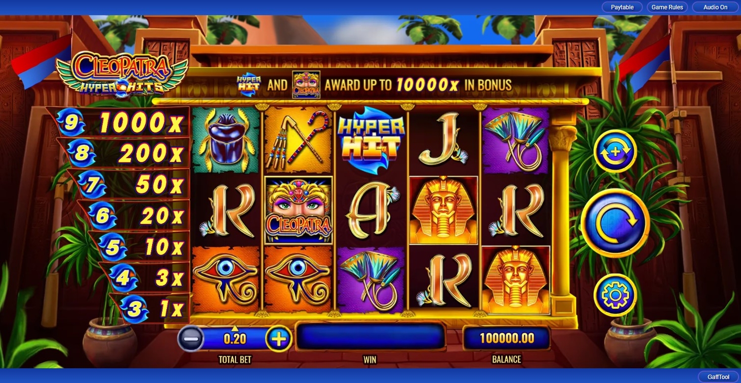 Cleopatra Hyper Hits Slot Gameplay