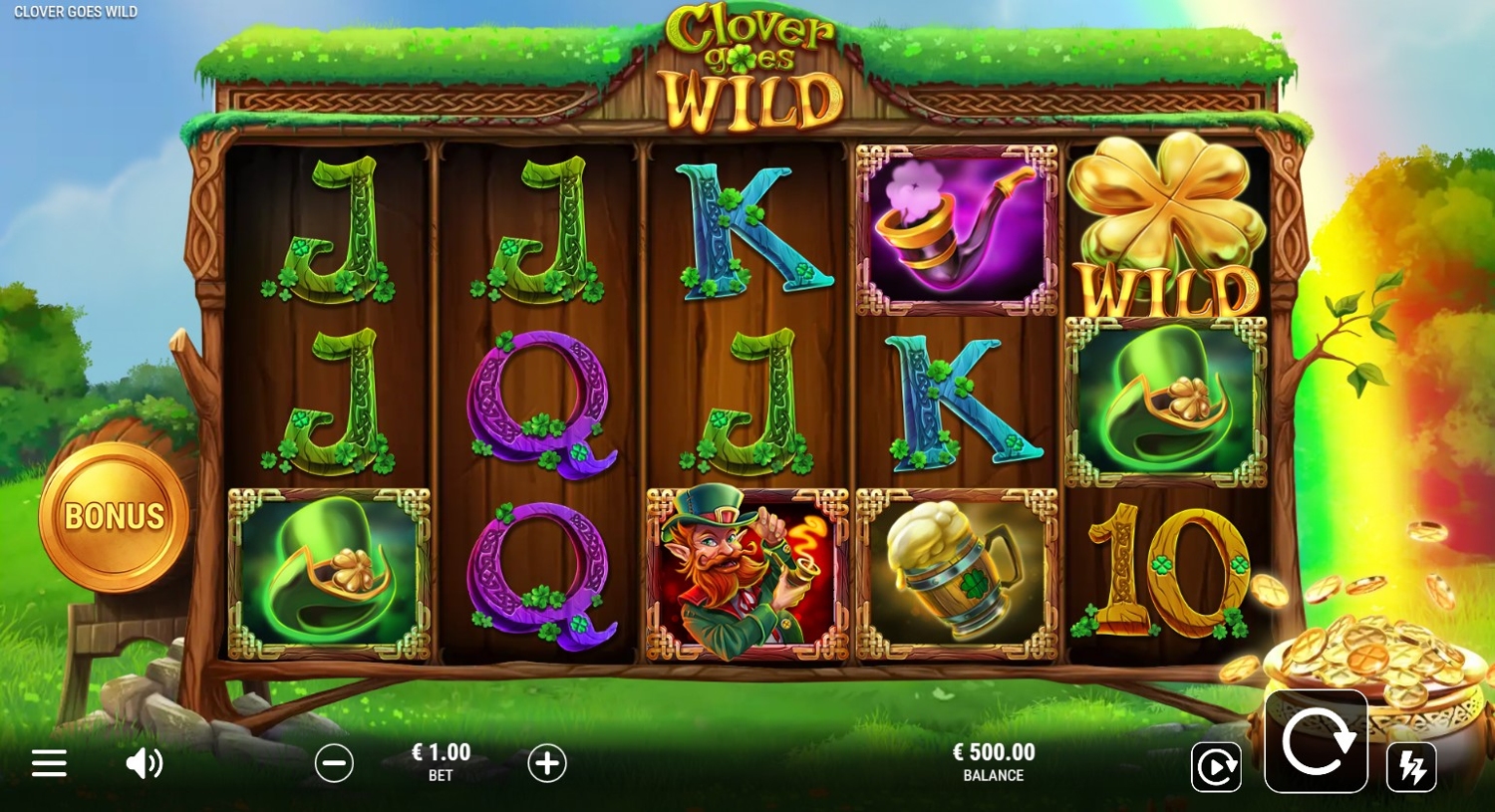Clover Goes Wild Slot Gameplay