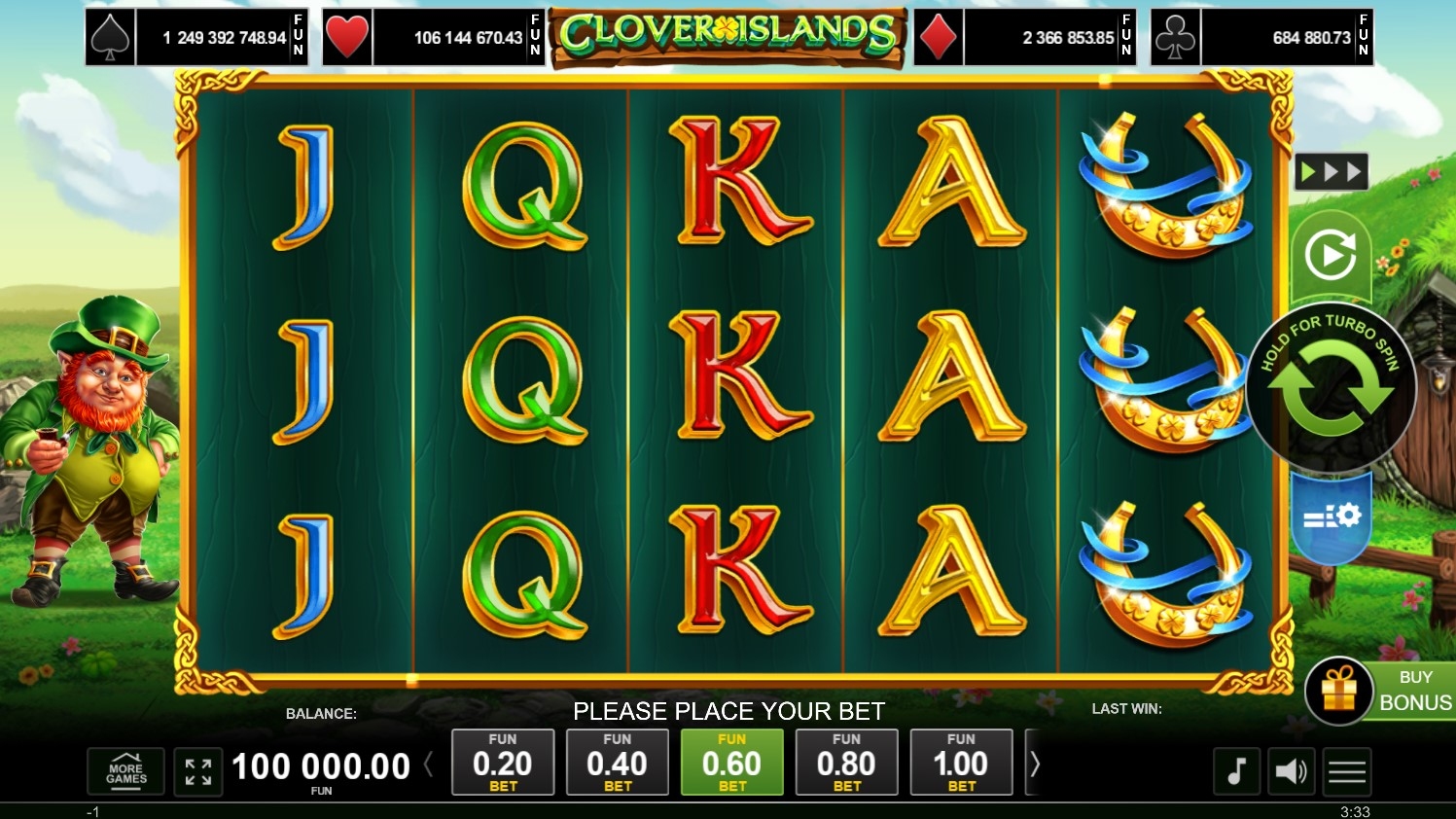 Clover Islands Slot Gameplay