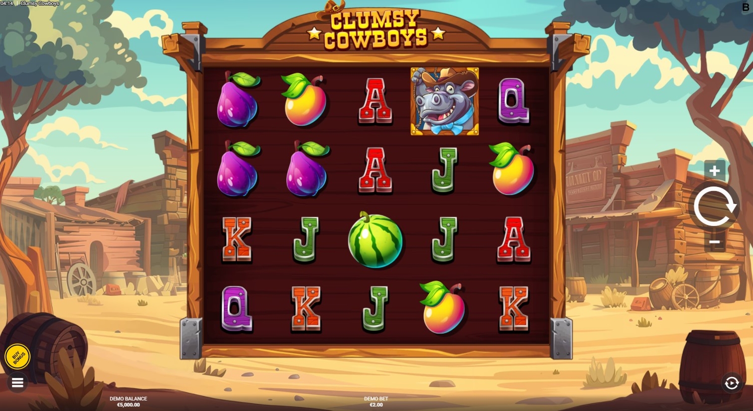 Clumsy Cowboys Slot Gameplay