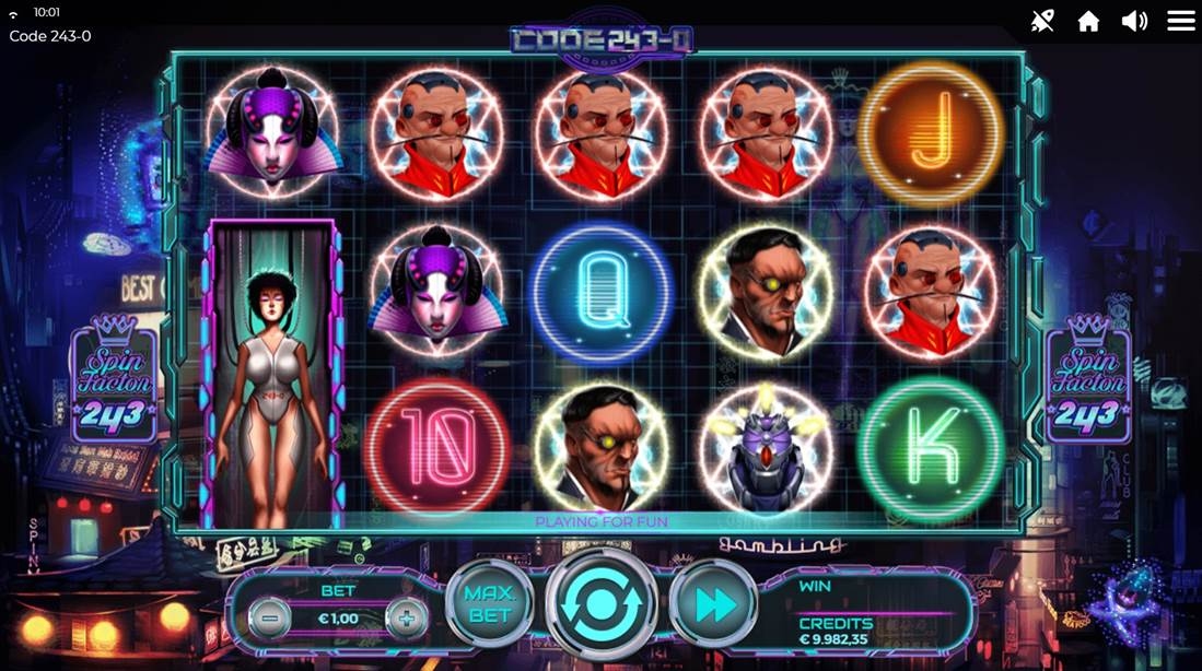 Code 243-0 Slot Gameplay