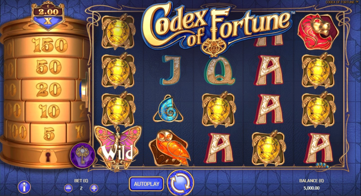 Codex of Fortune Slot Gameplay