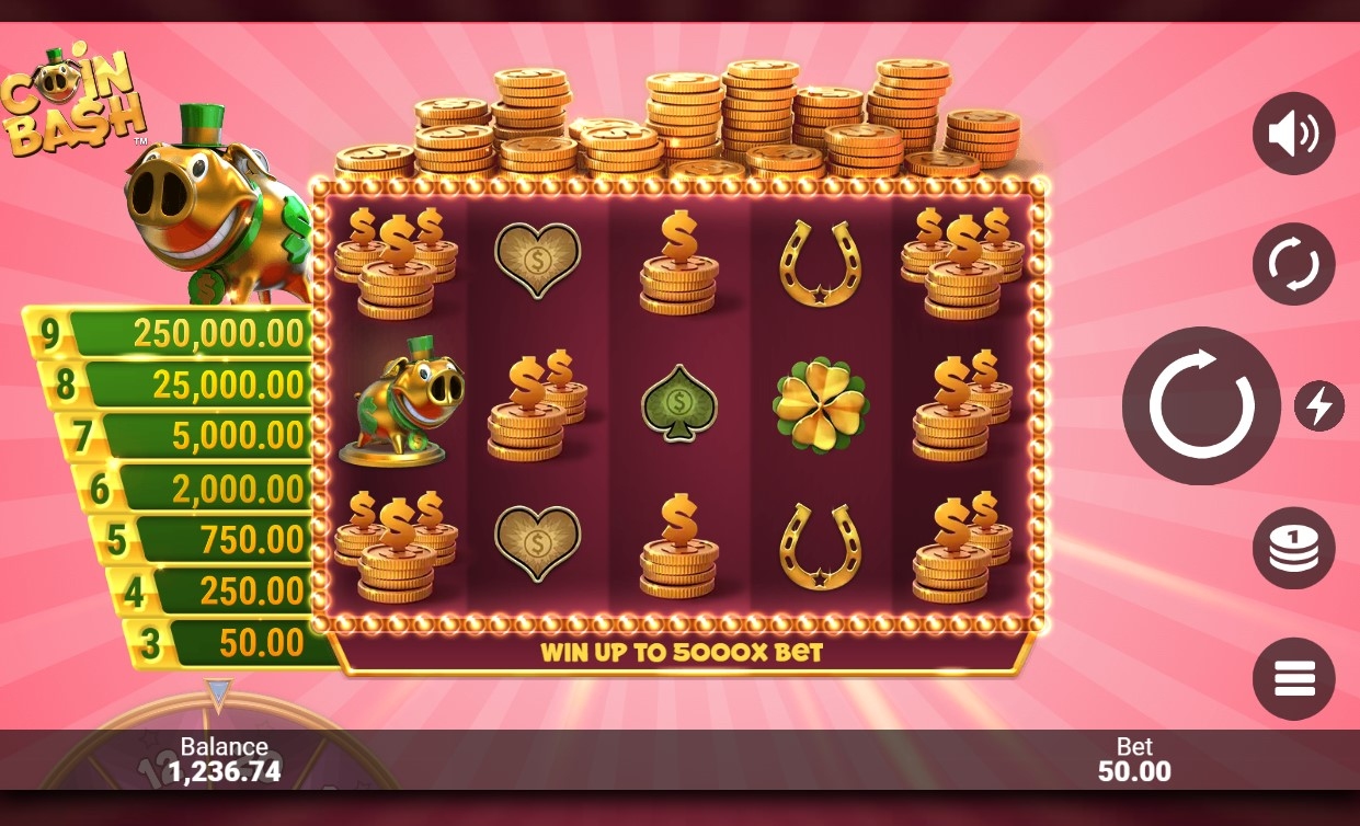 Coin Bash Slot Gameplay