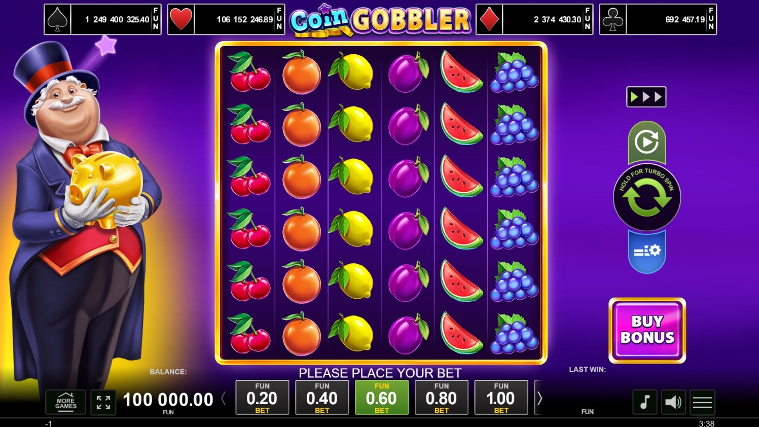 Coin Gobbler Slot Gameplay