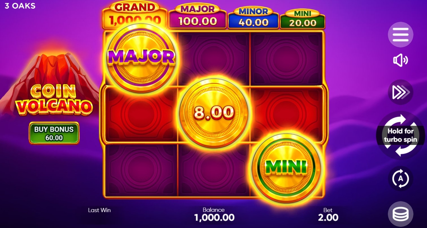 Coin Volcano Slot Gameplay