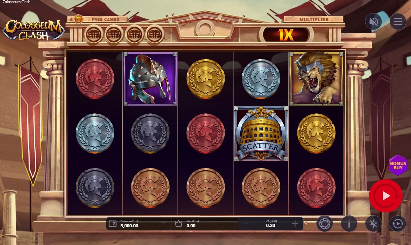 Colosseum Clash Slot Gameplay