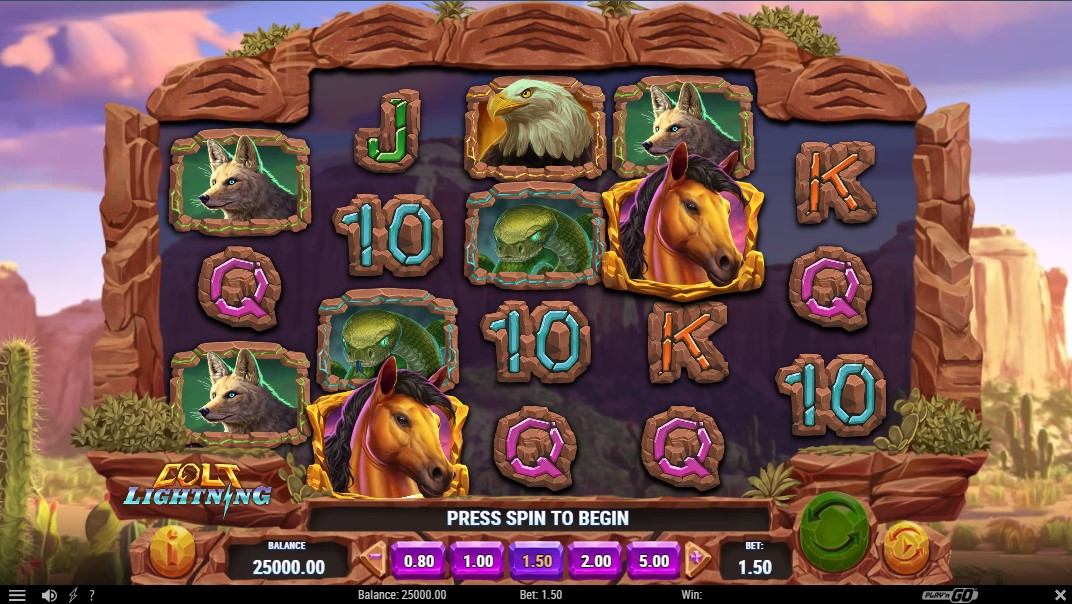 Colt Lightning Slot Gameplay