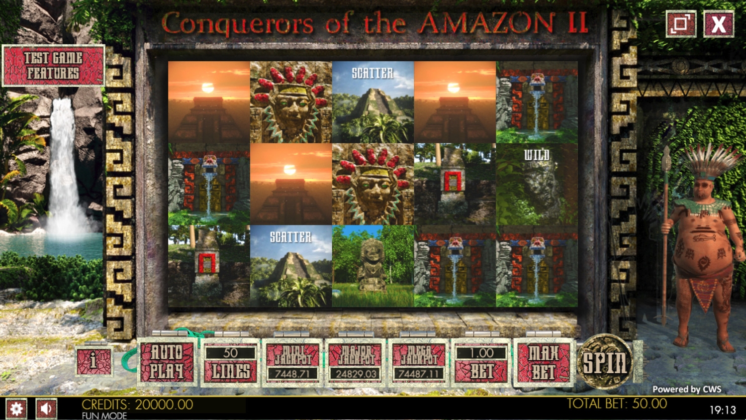 Conquerors of the Amazon II Slot Gameplay