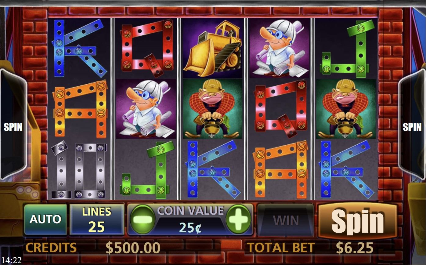 Construction Cash Slot Gameplay
