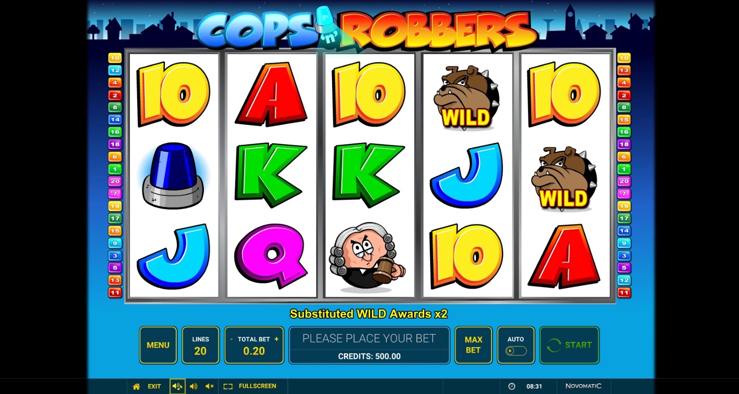 Cops 'n' Robbers Slot Gameplay